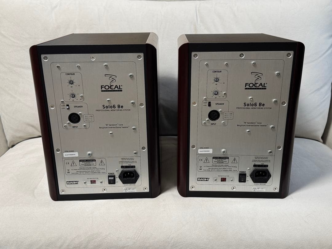 Focal Solo6 Be Red モニタースピーカー　ペア