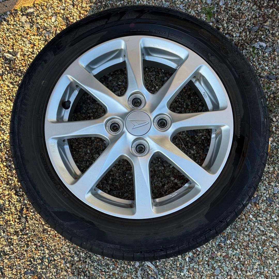 薔薇  155/65R14)ホイール4本セット　14インチ　①