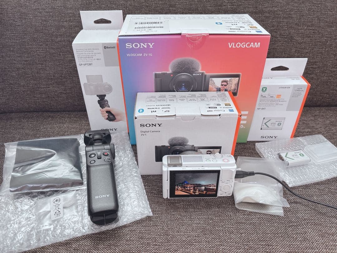 美品!!SONY VLOGCAM ZV-1G ホワイト♡