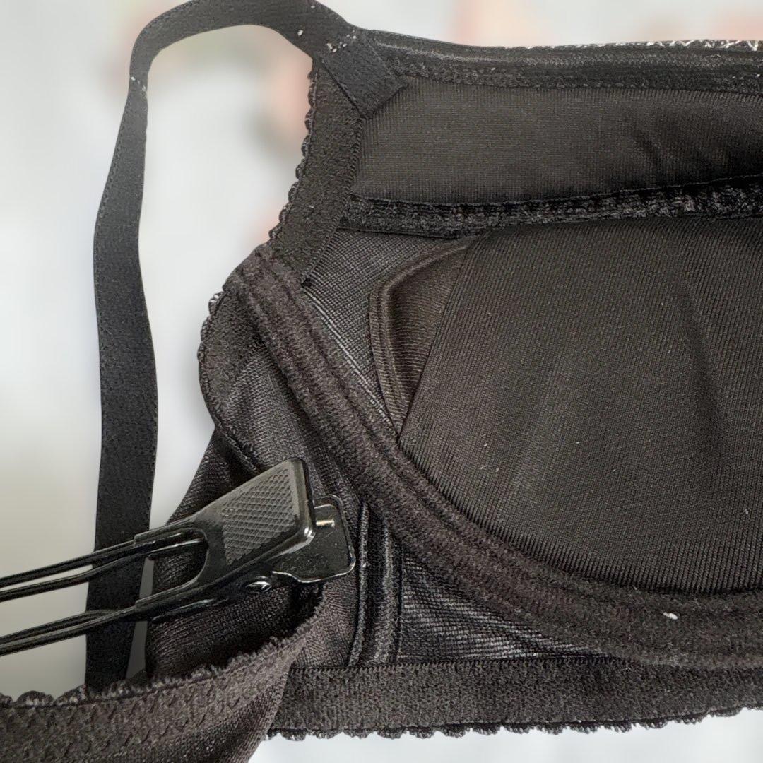 ワコール　Salute ブラック系 B75 ブラジャー&ソング　Tバック　セット