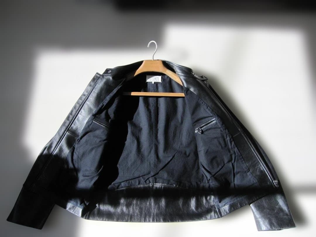 box.E 　Maison Margiela 5zip ハの字ライダース