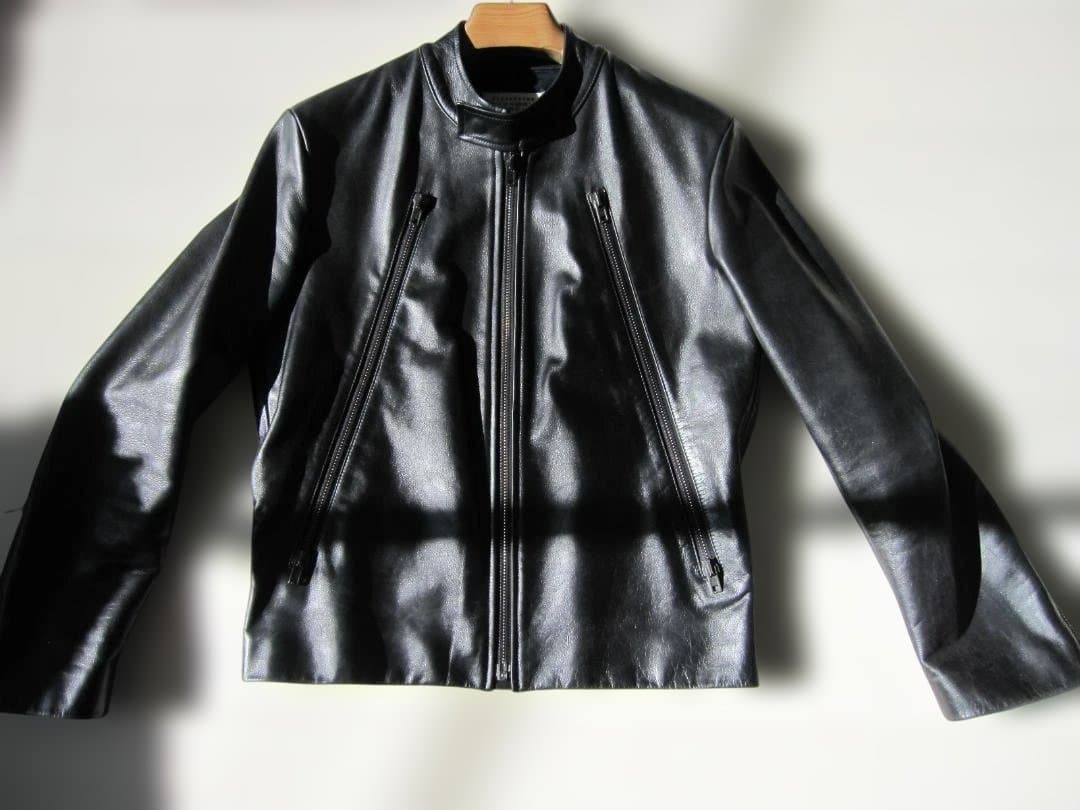 box.E 　Maison Margiela 5zip ハの字ライダース