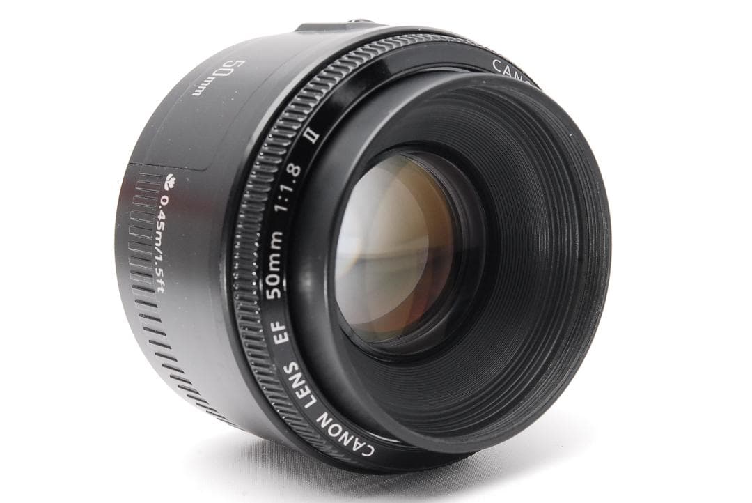 Canon EF 50mm F1.8 Ⅱ ♥️単焦点レンズ♥️神レンズ♥️外箱付