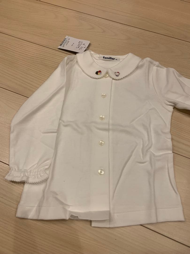 【zezezeze】ワンピース 定番チェック.白ブラウスセット