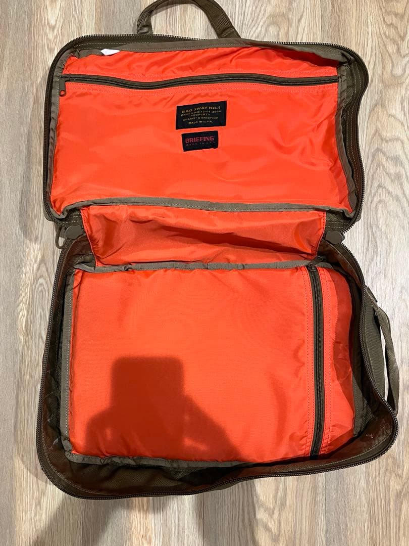 BRIEFING × BEAMS PLUS 別注 3WAY BAG コヨーテ