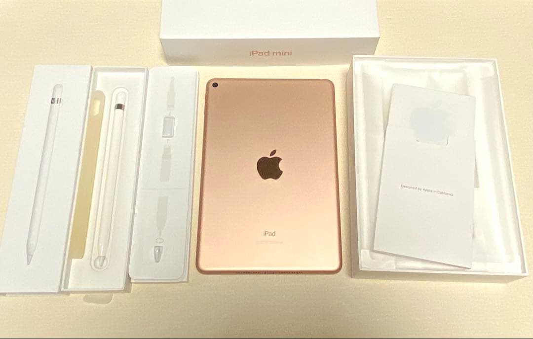 iPad mini ローズゴールド 本体 256GB Apple Pencil
