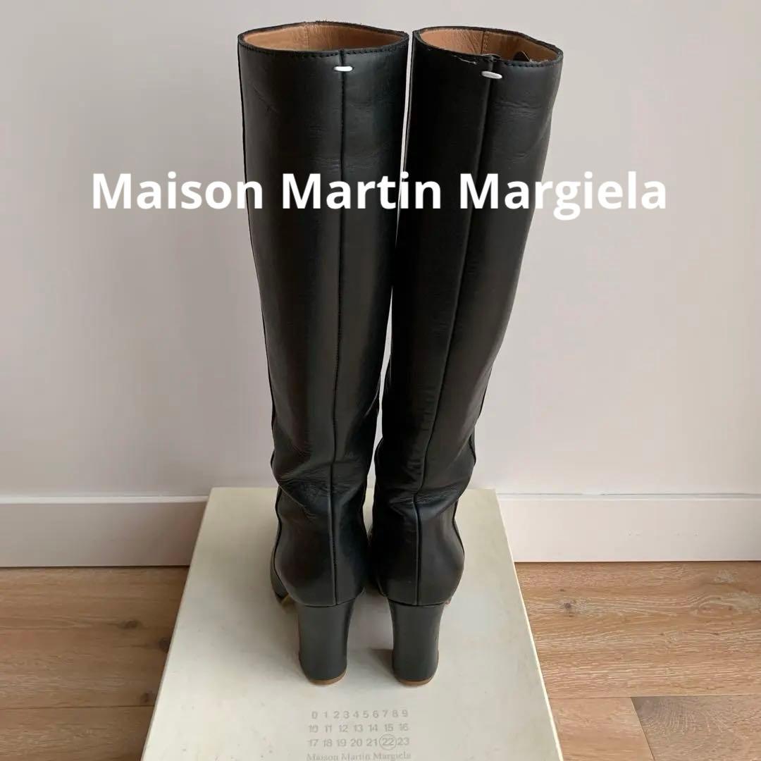 名作⭐️試着のみ極美品⭐️メゾンマルタンマルジェラ⭐️ロングブーツ23cm⭐️