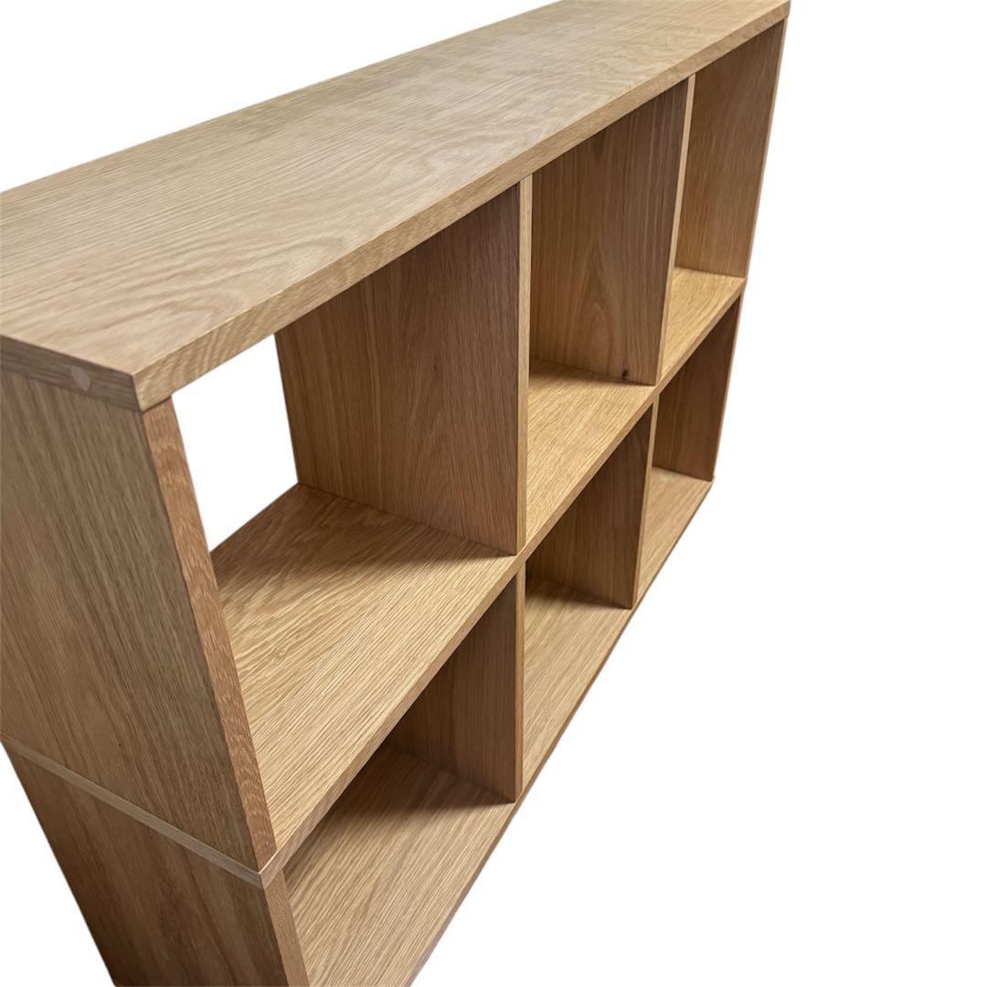 無印良品　スタッキングシェルフ　３×２　オーク　無印良品　ラック