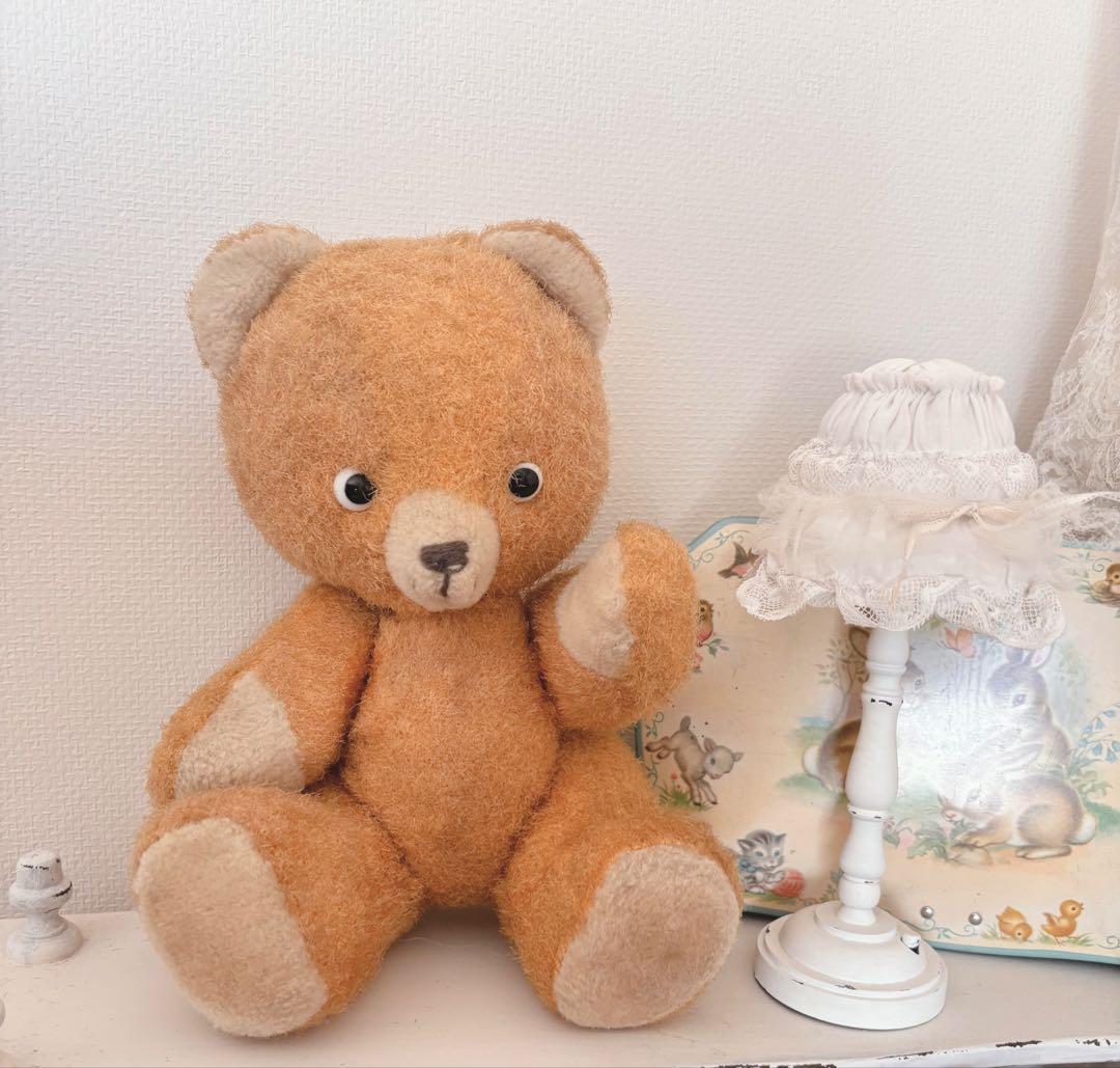ポンチ目　DDRベア ベルリンベア　アンティークベア　アンティークテディベア
