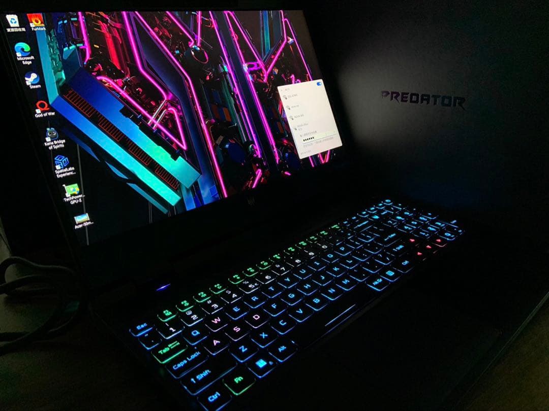 Windowsノート本体 Acer Predator Helios i9/RTX4080/32GB/2TB