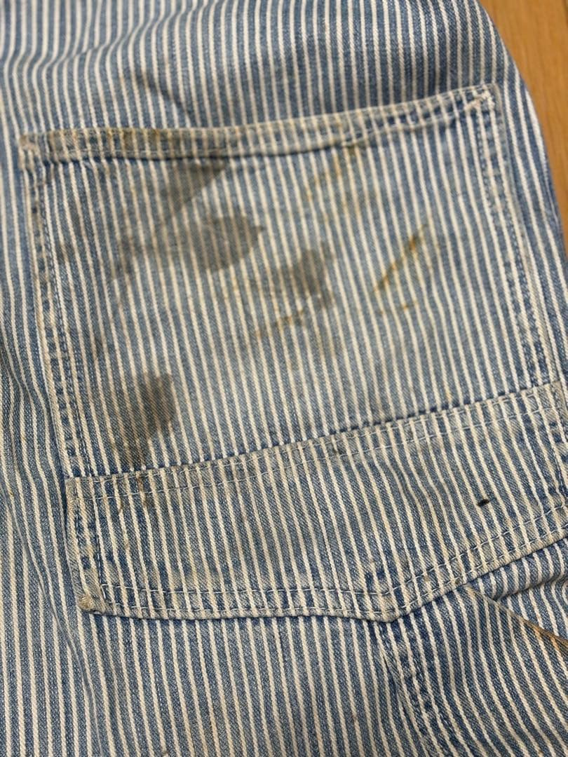 グ*ン様 超希少！1950sヴィンテージオールインワン　ヒッコリーつなぎ