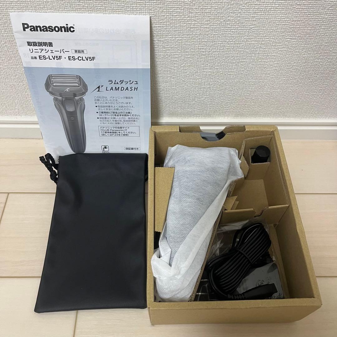 パナソニック ラムダッシュ リニア 5枚刃 黒 ES-CLV5F-K