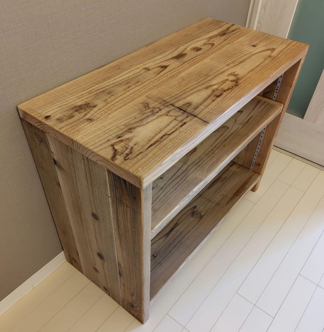 OLD ASHIBA 無塗装 シェルフ セミオーダー 幅860㍉