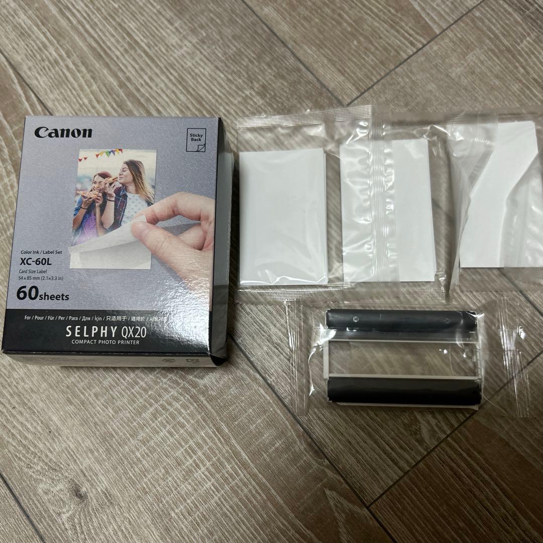 Canon SELPHY QX20コンパクトフォトプリンター &専用シート36枚