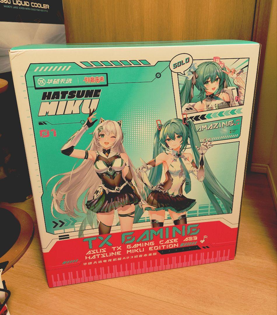 PCケース(自作PC用) Asus HATSUNE MIKU TX Gaming Case