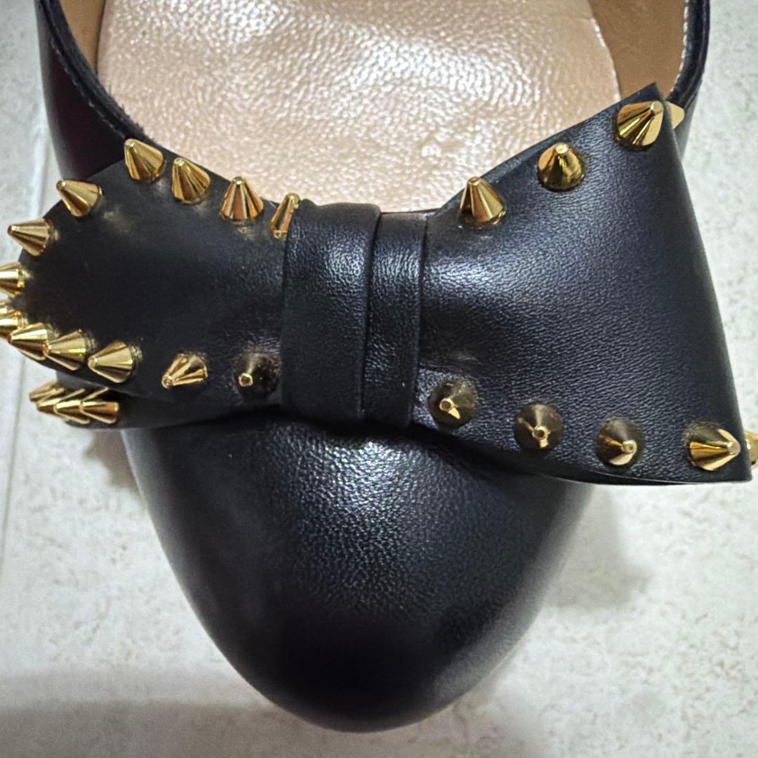 ルブタン　リボンハイヒール