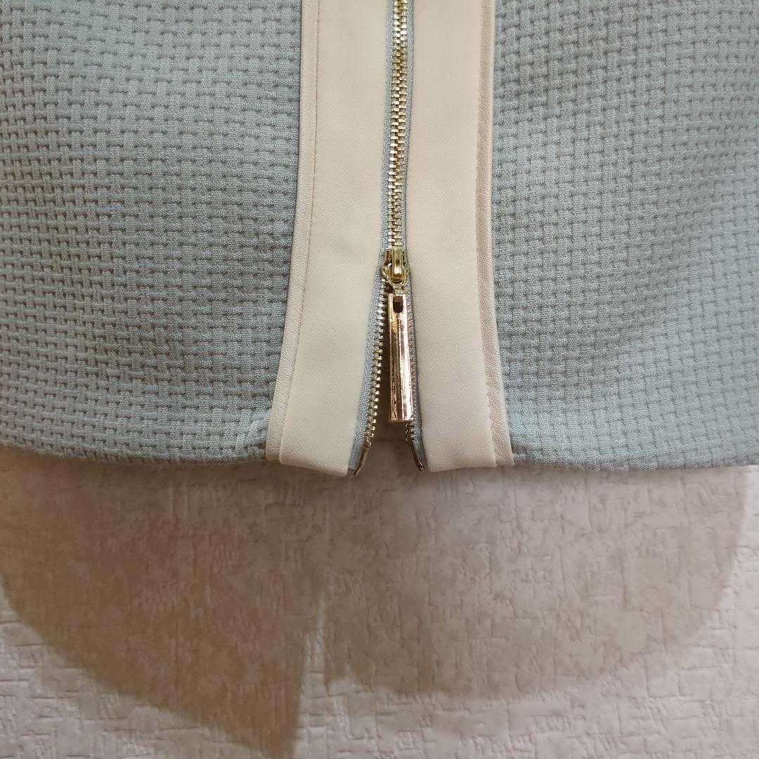 ローブドフルール【新品未使用】ミントグリーン タイトフィットドレスSサイズ