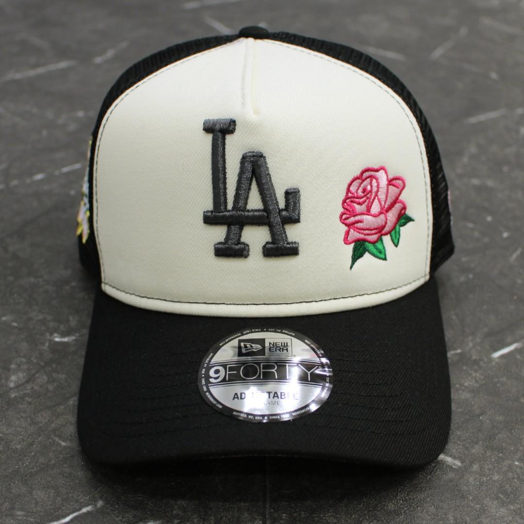 訳あり NEW ERA LA ドジャース ローズ メッシュキャップ 海外モデル