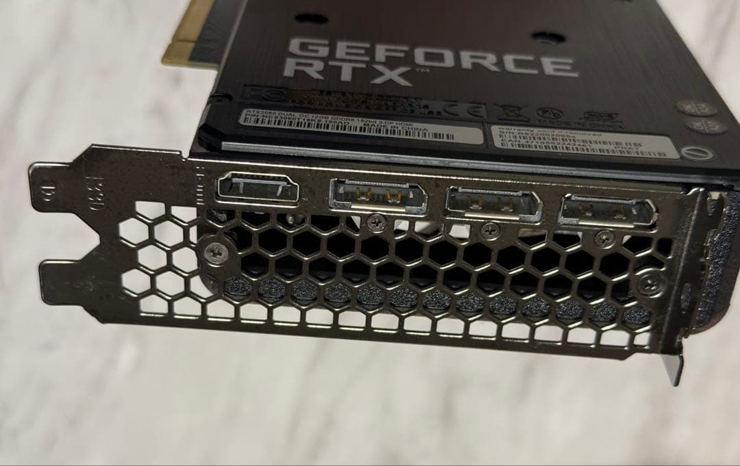 【ジャンク品】RTX 3060 Dual OC 12GB LHR版