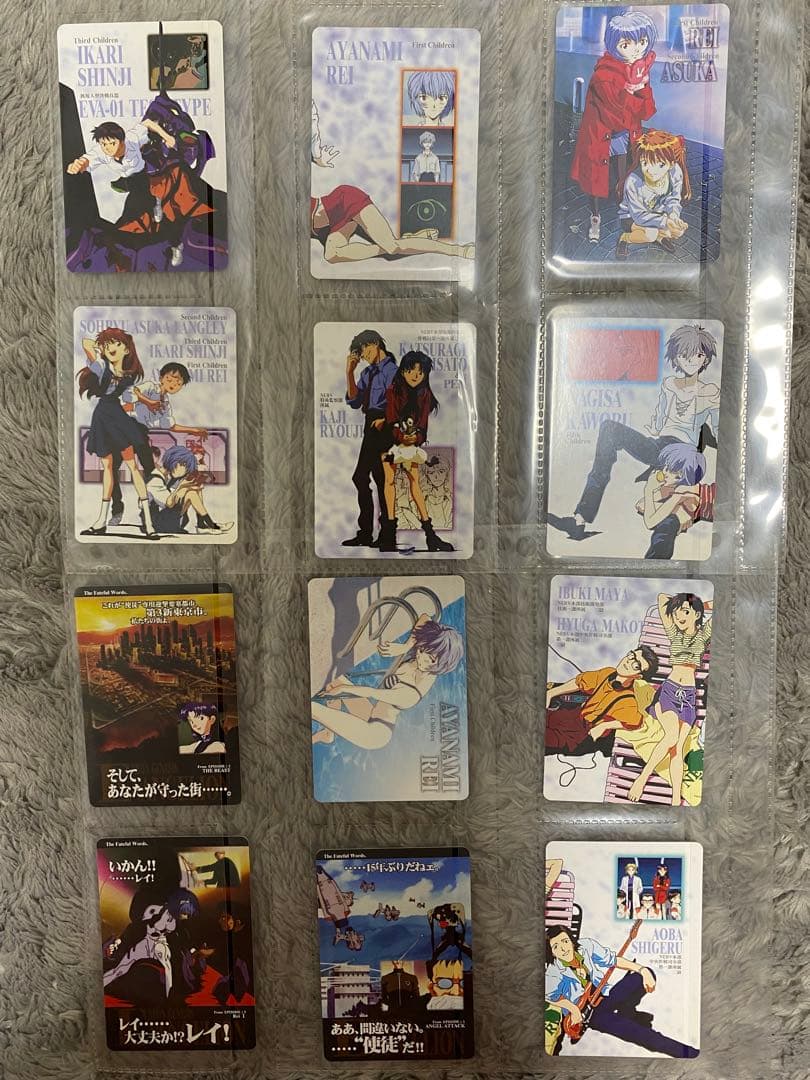 新世紀エヴァンゲリオン カードダス　コンプリート　シンジ　アスカ　レイ　カヲル