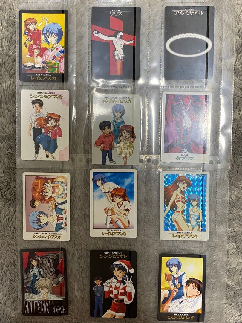 新世紀エヴァンゲリオン カードダス　コンプリート　シンジ　アスカ　レイ　カヲル