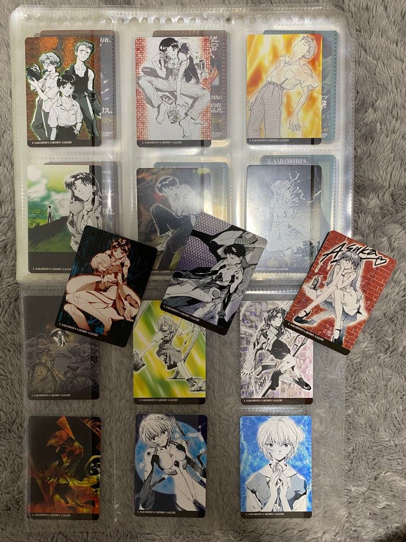 新世紀エヴァンゲリオン カードダス　コンプリート　シンジ　アスカ　レイ　カヲル