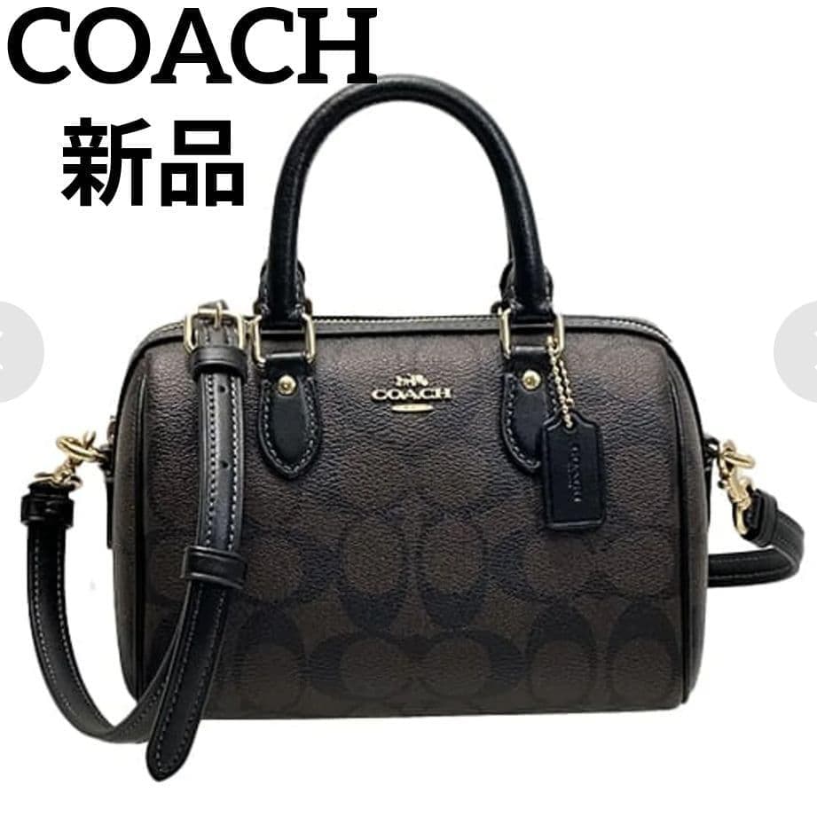 【新品】COACH　CH469　ミニ ローアンクロスボディシグネチャーキャンバス