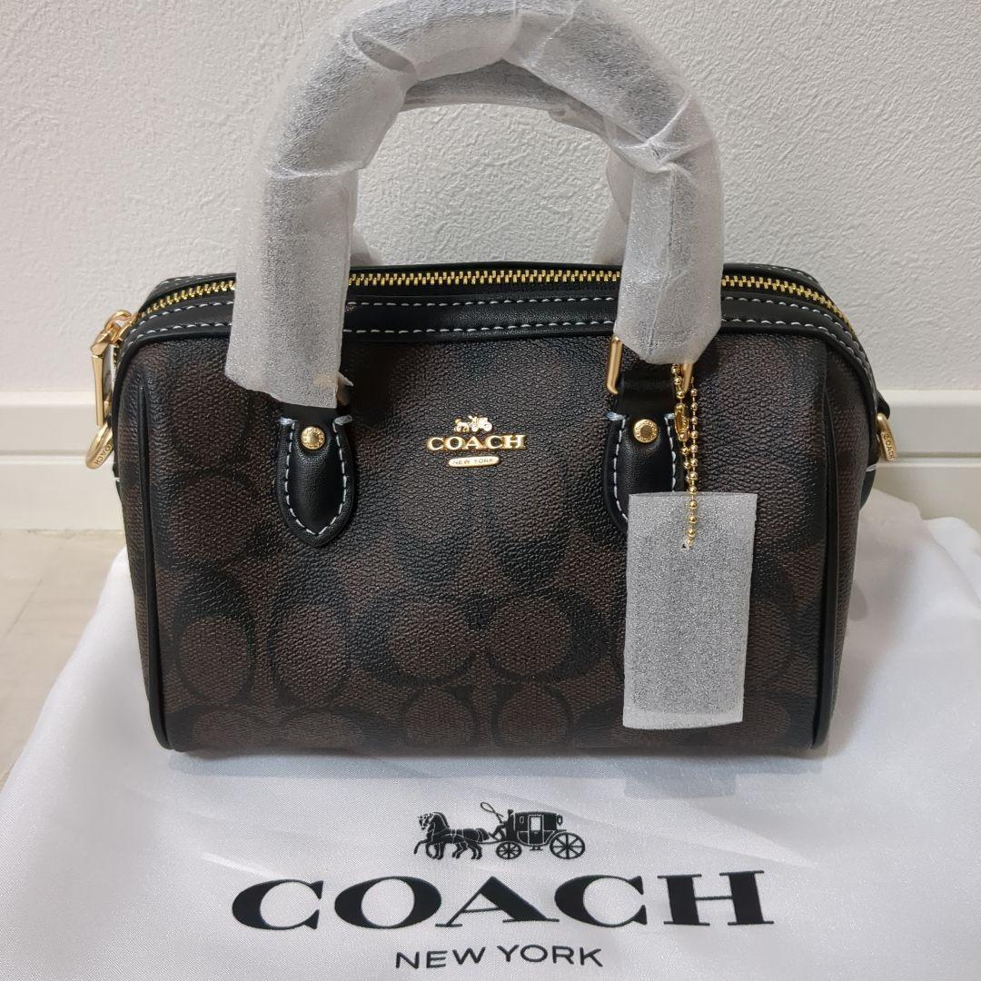 【新品】COACH　CH469　ミニ ローアンクロスボディシグネチャーキャンバス