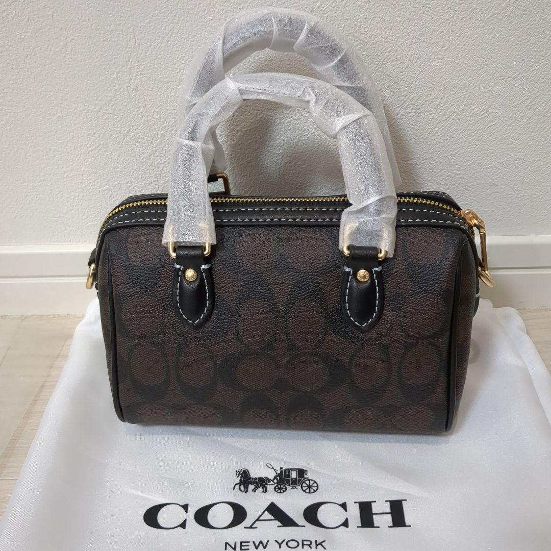 【新品】COACH　CH469　ミニ ローアンクロスボディシグネチャーキャンバス