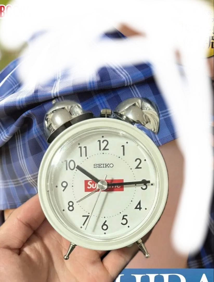 SEIKO　Supreme　置時計　目覚まし時計　箱付き