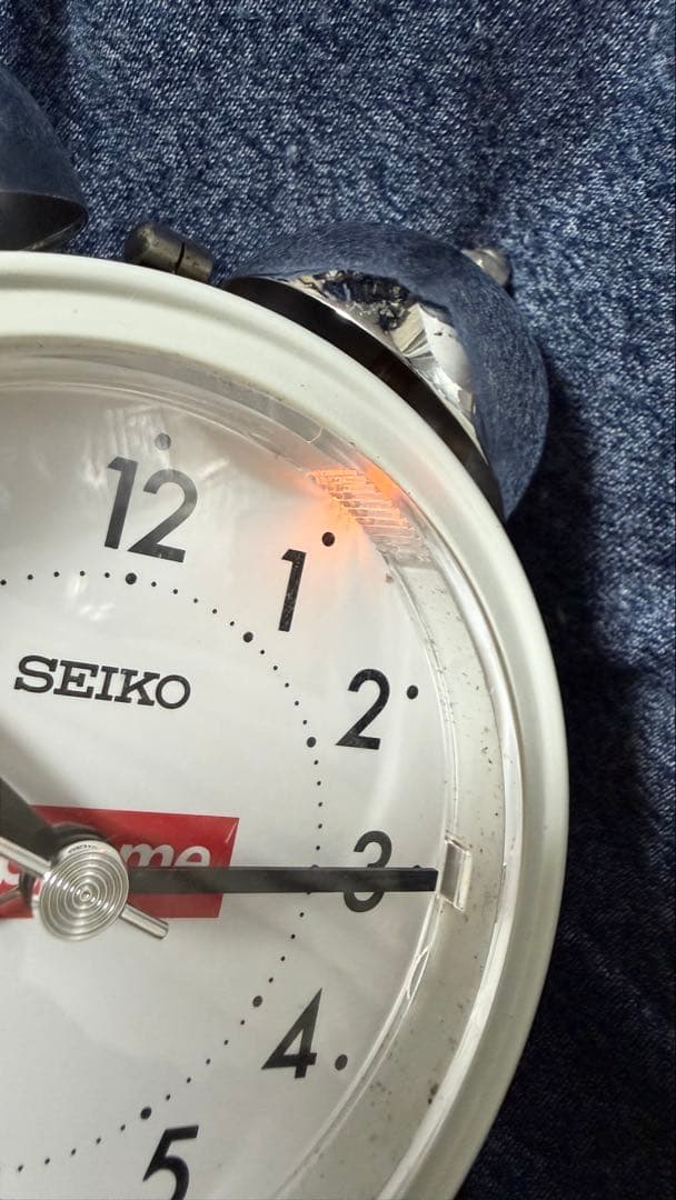 SEIKO　Supreme　置時計　目覚まし時計　箱付き