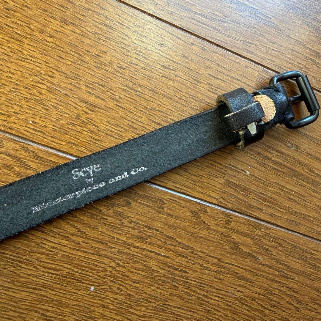 極厚革 Scye By Masterpiece ナローベルト
