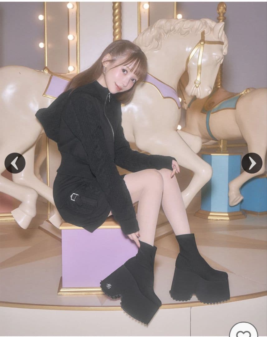 ミシェルマカロン 14.5cm最強盛れショートブーツ　Sサイズ