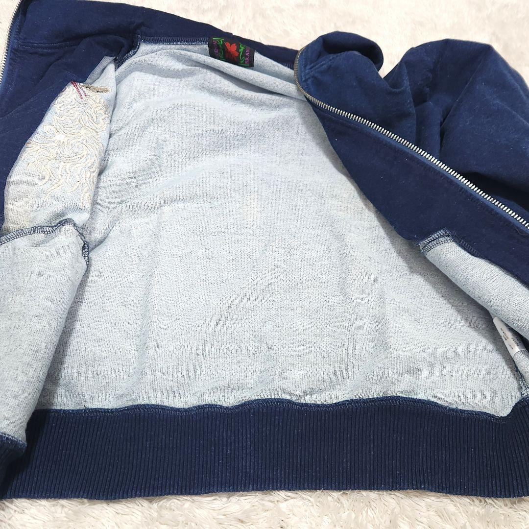 【タグ付】EVA×錦 トライバル初号機&リリス ジップアップ パーカー サイズM