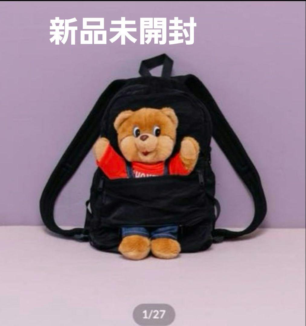 新品未開封 wcj ぬいぐるみ リュック ブラック 若槻千夏 バッグ 推し活