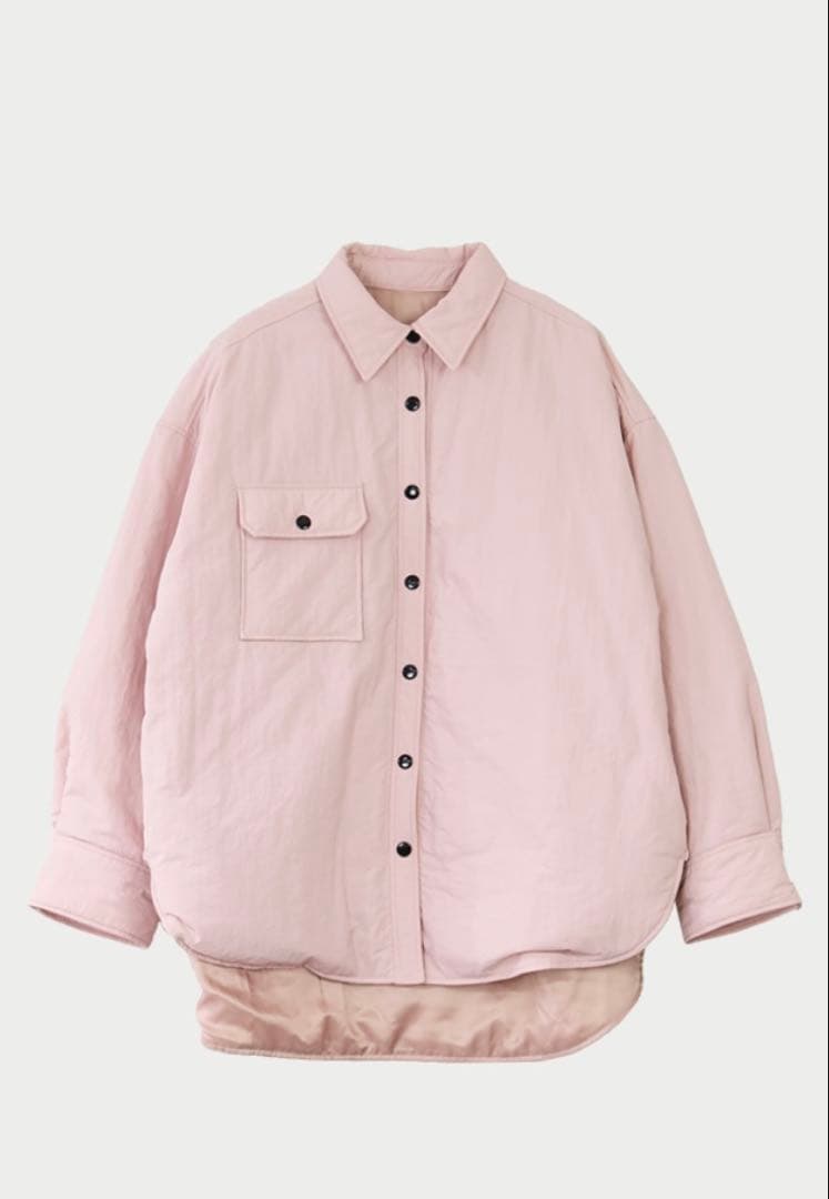 machatt パファーシャツ（ピンク）