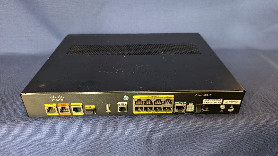 【CCNA、CCNP】CISCO C891F、C2960　静音タイプ　２台セット