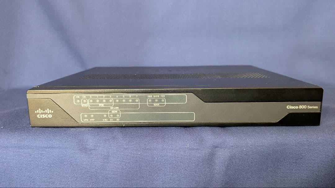 【CCNA、CCNP】CISCO C891F、C2960　静音タイプ　２台セット