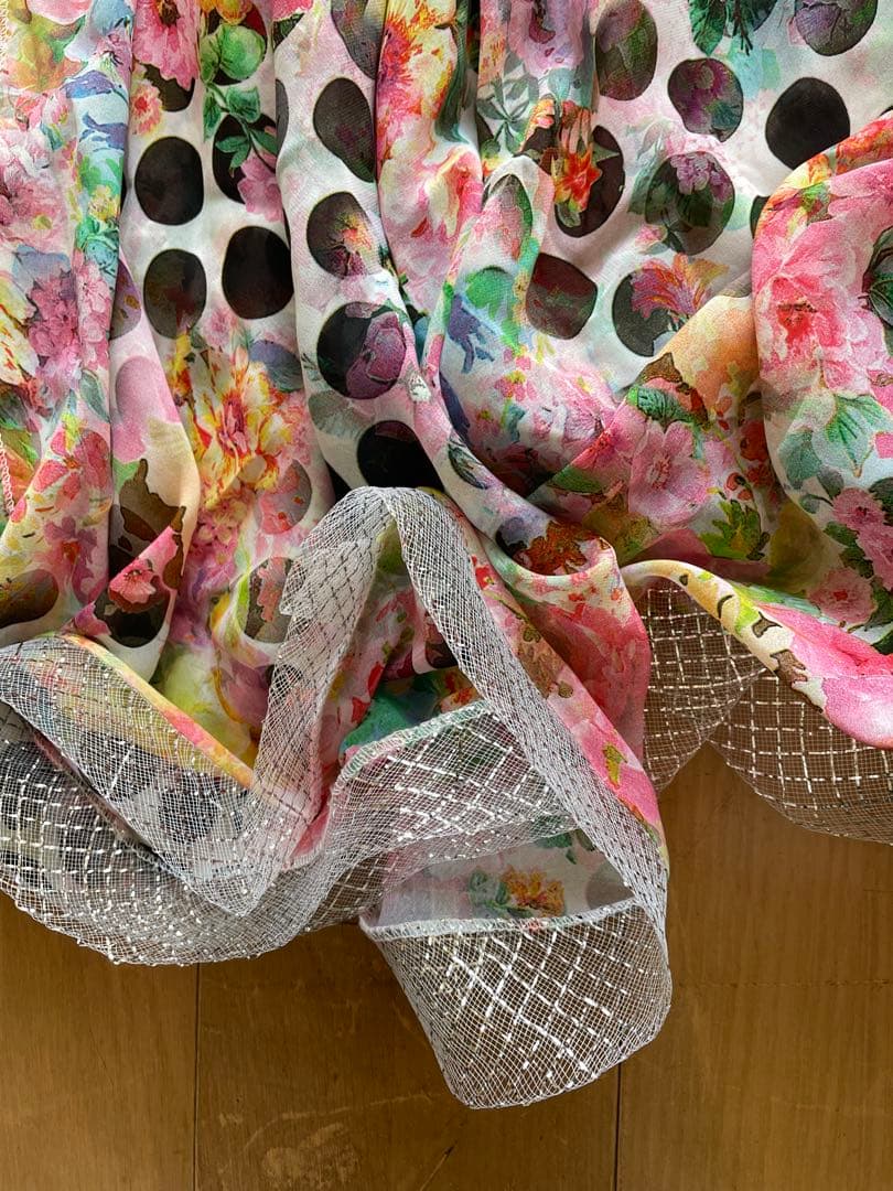 【美品☆再SALE】ベリーダンス　トロピカルデザイン　デザイナーデザイン