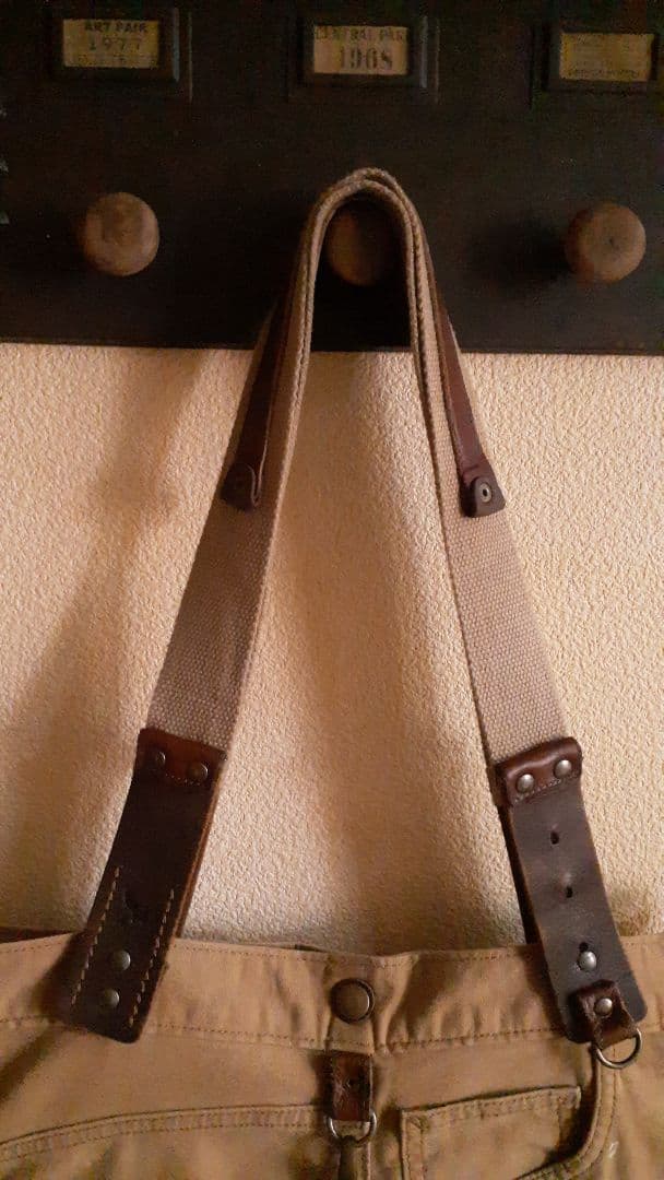 デニムリメイク★★★OUOUTDOOR VINTAGE 肩掛けトート&腰袋付き