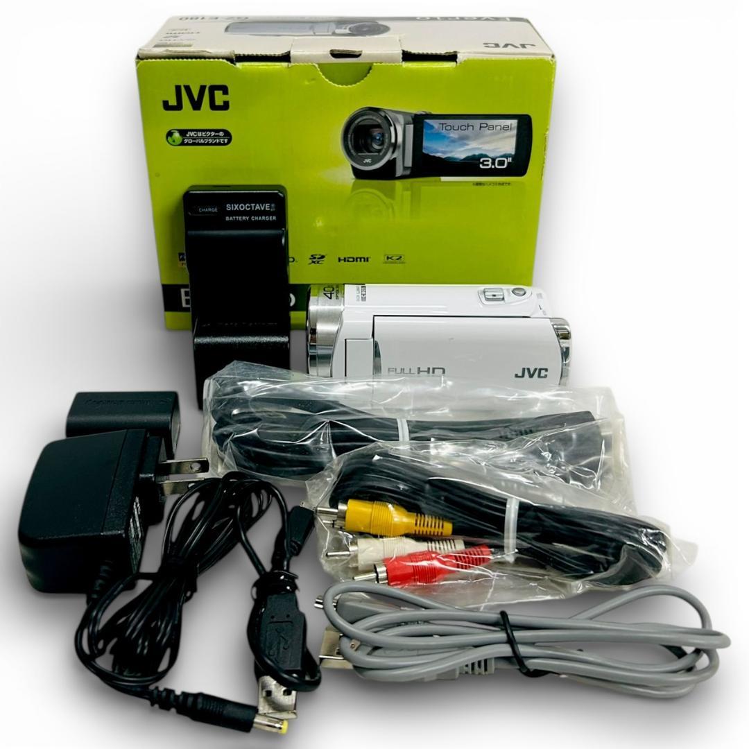 ★未使用品★極美品 JVC GZ-E180 フルHDビデオカメラ 198