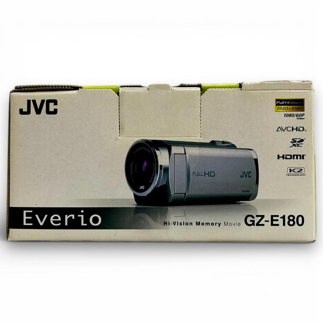 ★未使用品★極美品 JVC GZ-E180 フルHDビデオカメラ 198