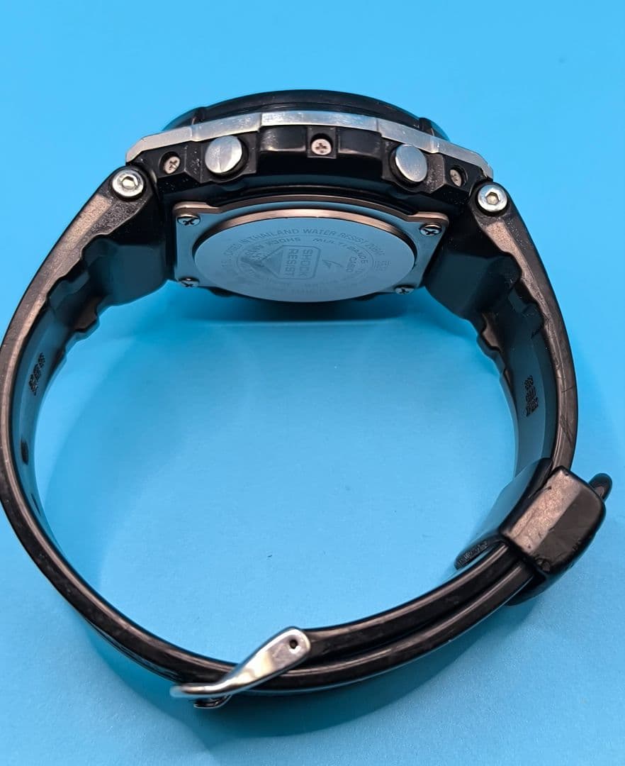 ジーショックG-STEEL 電波ソーラー GST-W300-1AJF ブラック