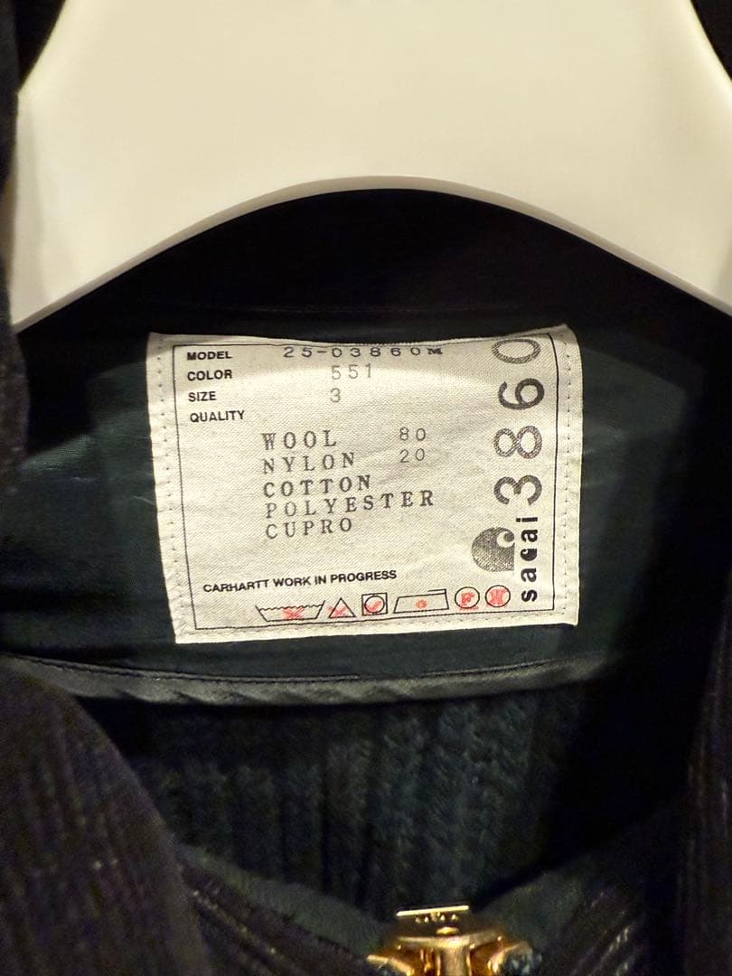 ス*ク様 sacai Carhartt Duck Wool Knit Blous