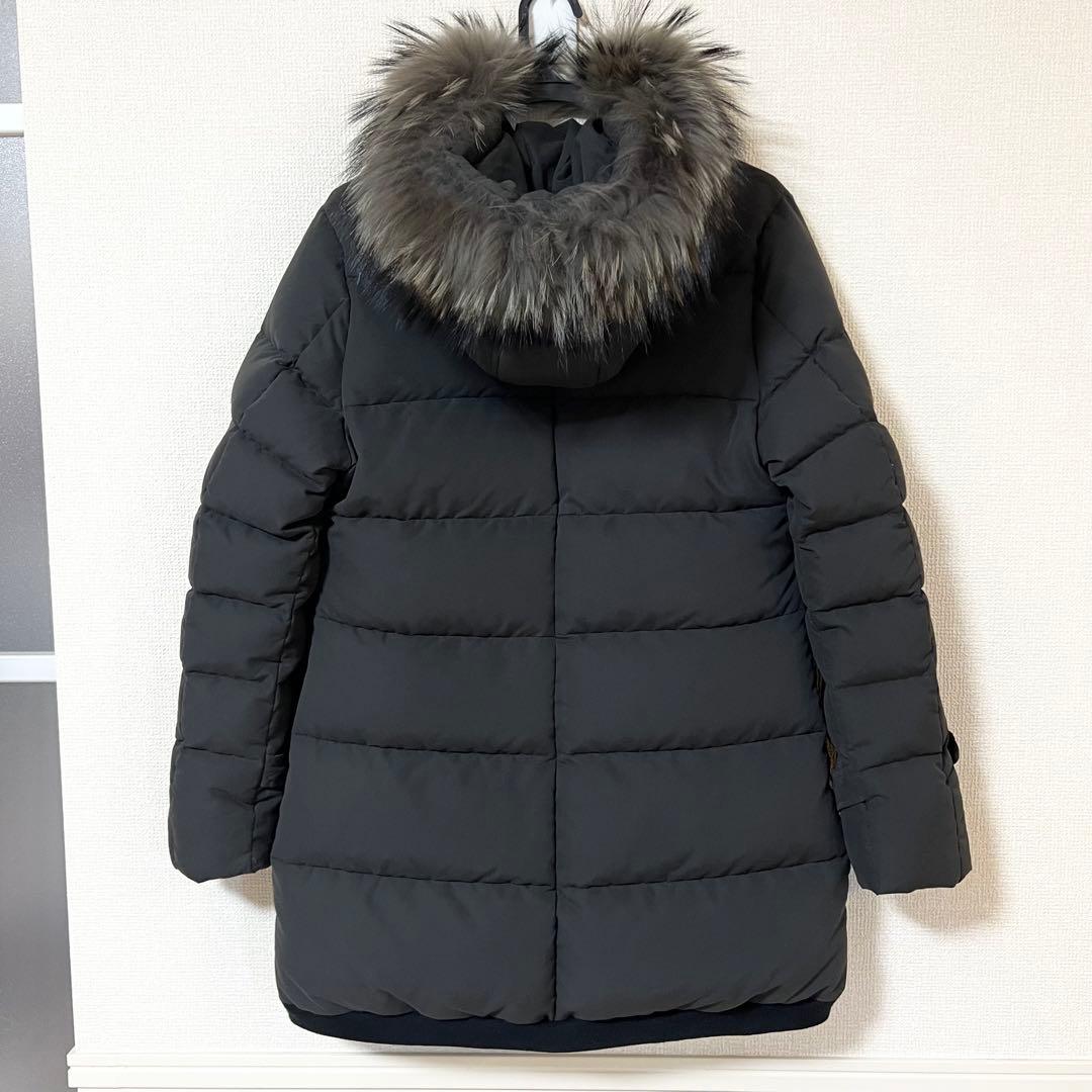 mpooh801様☆La MODE ファー付きロングダウンジャケット サイズ40