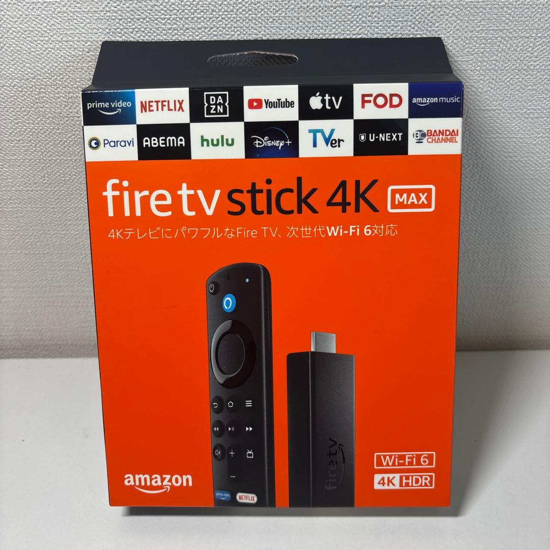Amazon Fire TV Stick 4K MAX (第3世代リモコン付属)