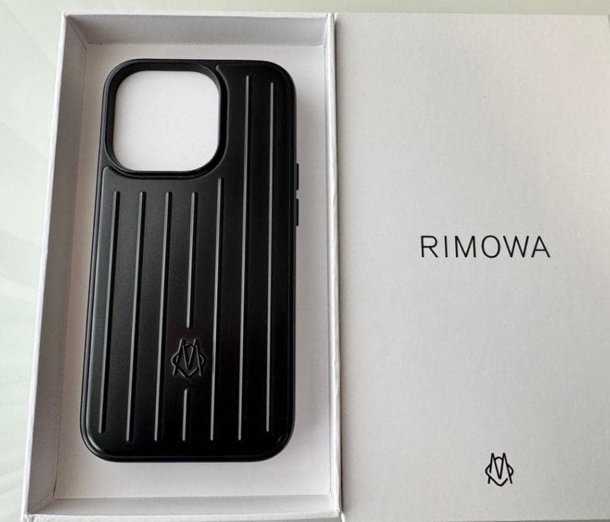 RIMOWA iPhone14Proケース ブラック　箱付き