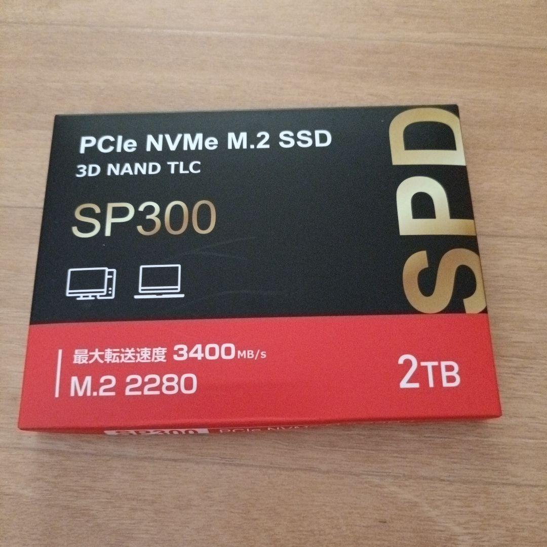 内蔵型SSD SPD SP300 PCIe NVMe M.2 SSD 2TB