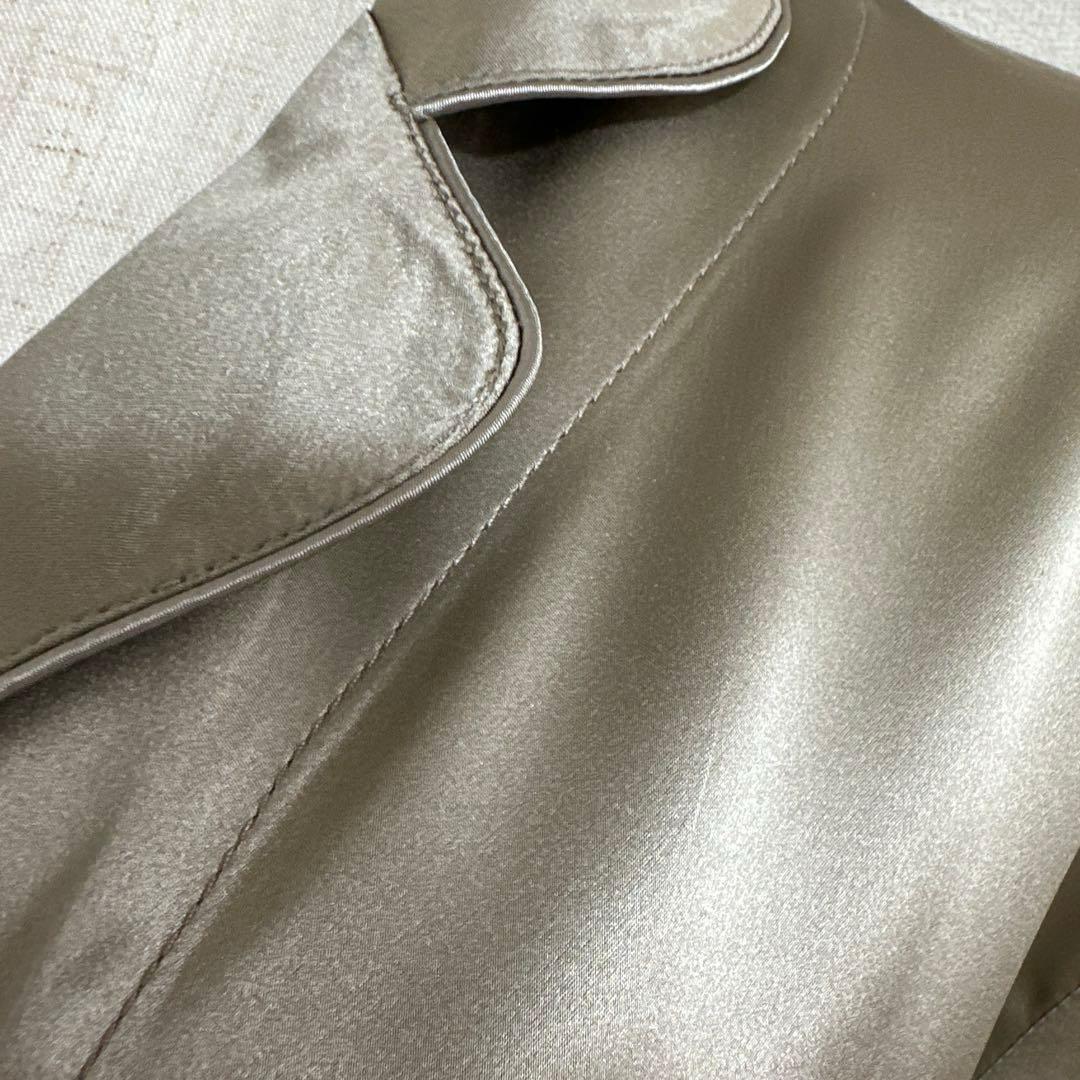 新品未使用タグ付　ナイガイ最高級『極眠」シルク100%パジャマゴールドベージュL