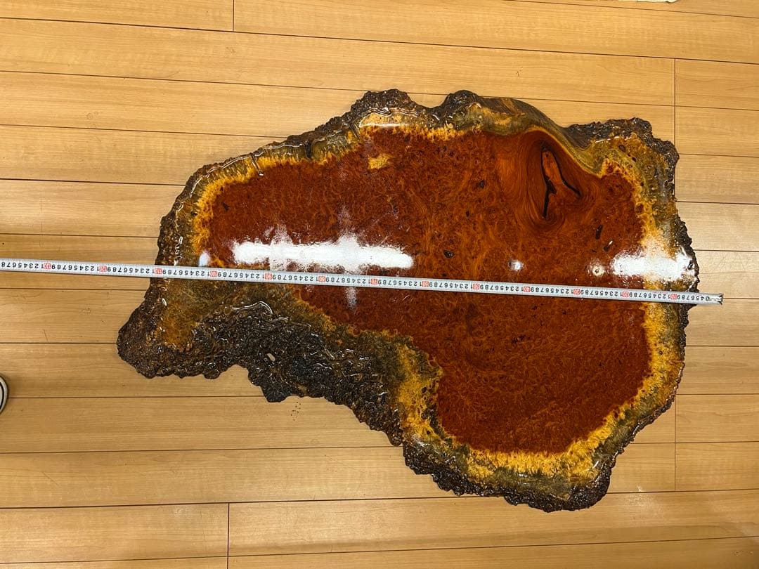 花梨 天然木 一枚板 瘤 瘤杢 花台 座卓 テーブル　￼ kumacraft専用